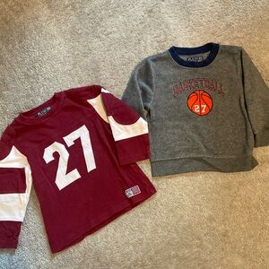 Set of 2 Children’s Place Boys Size 4T Warm Winter Sweatshirts